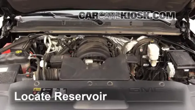 2015 GMC Yukon XL SLT 5.3L V8 FlexFuel Líquido limpiaparabrisas Agregar líquido